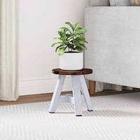 vidaXL Pall Naturfärg 22 x 22 x 24 cm Mahognyträ