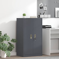 vidaXL Förvaringsskåp Antracit 60 x 40 x 105 cm Kallvalsat Stål