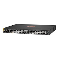 Hewlett Packard Enterprise HPE Aruba 6100 48G Class4 PoE 4SFP+ 370W Switch - switch - 52 portar - Administrerad - rackmonterbar