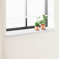 vidaXL Fönsterbräda Vit 140 x 45 x 4,5 cm PVC