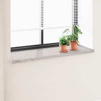 vidaXL Fönsterbräda Marmor Text -enure 140 x 50 x 4,5 cm PVC