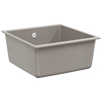 vidaXL Diskho Grå 430 x 460 mm 80% Kvarts och 20% Resin