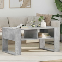 vidaXL Kaffeebord Betonggrå 92 x 53 x 45 cm Konstruerat trä