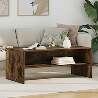 vidaXL Kaffeebord Rökt ek 100 x 50 x 40 cm Konstruerat trä