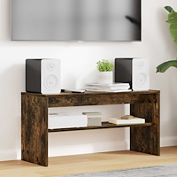 vidaXL TV-skåp Rökt ek 80 x 30 x 40 cm Konstruerat trä