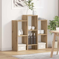 vidaXL Sideboard Artisan Ek 90 x 30 x 90 cm