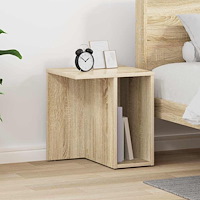 vidaXL Sidobord Sonoma-ek 37 x 32 x 40 cm Konstruerat trä