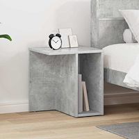 vidaXL Sidobord Betonggrå 37 x 32 x 40 cm Konstruerat trä