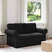 vidaXL Soffa 120cm Svart Metall