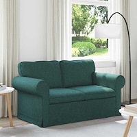 vidaXL Soffa 120cm Mörkgrön Metall