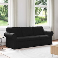 vidaXL Soffa 180cm Svart Metall