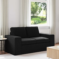 vidaXL Soffa 120cm Svart Metall