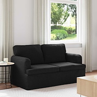 vidaXL Soffa 120cm Svart Metall