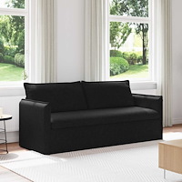 vidaXL Soffa 180cm Svart Metall