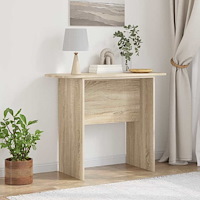 vidaXL Konsolbord Sonoma-ek 93 x 40 x 75 cm Konstruerat trä