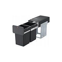 Hailo HAILO Återvinningskärl EcoLine Design L / 2x14L / svart 0303...