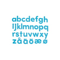 MYPAUZE Taktila bokstäver 31 st