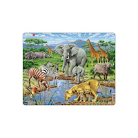 No Brand Rampussel Afrikanska savannen 65 bitar