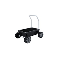 No Brand Lära gå vagn PLASTO svart