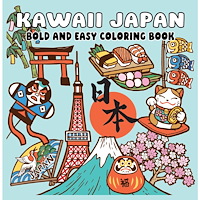 Page Publications Kawaii Japan Bold and Easy Coloring Book (häftad, eng)