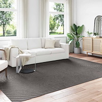 vidaXL Områdesmattor PALMERAS Antracit 280 x 200 cm Polyester