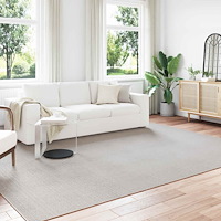 vidaXL Områdesmattor Rektangulär LUGO Kräm 340 x 240 cm Polyester