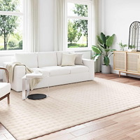 vidaXL Områdesmattor Rektangulär SIROLO Beige 280 x 200 cm Polyester