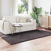 vidaXL Områdesmattor Rektangulär Antracit 170 x 120 cm