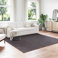 vidaXL Områdesmattor Fyrkantig Antracit 240 x 240 cm