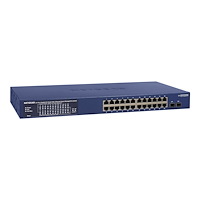 Netgear NETGEAR Smart GS724TPP - switch - 24 portar - smart - rackmonterbar