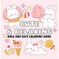Page Publications Cute & Relaxing Bold and Easy Coloring Book (häftad, eng)