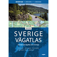 Legind A/S Sverige vägatlas 2026 (bok, flexband)