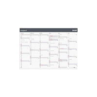 Mayland-Burde Kæmpekalender Moderne 2x6 måneder 2026 i kraftigt papir