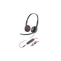 Hewlett-Packard HP Poly Blackwire 3225 - headset - 3,5 mm kontakt, USB-C