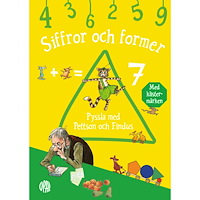 OPAL Pyssla med Pettson och Findus : siffror och former med klistermärken (häftad)