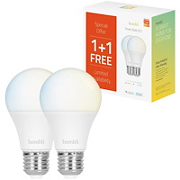 Hombli Hombli Smart Bulb E27, Smart glödlampa, Wi-Fi, Vit, LED, Pla...
