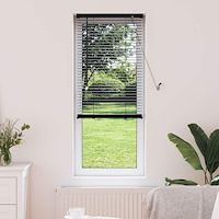 vidaXL Persienn Justerbar Svart 150 x 50 cm PVC