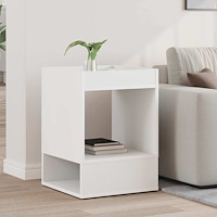 vidaXL Sidobord Vit 40 x 40 x 56 cm Konstruerat trä