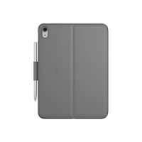 Logitech Logitech Slim Folio - tangentbord och foliefodral - QWERTY - brittisk - oxford-grå Inmatningsenhet