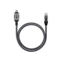Goobay goobay nätverkskabel - 10 m - svart, silver
