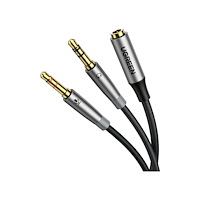 Ugreen UGREEN AV192 Ljudsplitter AUX hörlurar + mikrofon till 3,5 m...