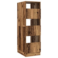 vidaXL Tvättstuga Skåp med lagring Gammalt trä Konstruerat trä