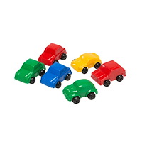 No Brand Bilar 7cm sorterade färger