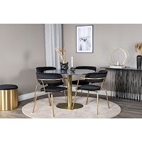 Venture Home Estelle Rund Matgrupp