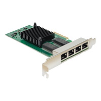 Inter-Tech Elektronik Handels Argus ST-7238 - nätverksadapter - PCIe 2.0 x4 - 1000Base-T x 4
