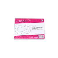 SOBER Kuvert SOBER C6 90g Fukthäftande 50/fp