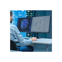 ERGOTRON Ergotron LX monteringssats - för 2 LCD-bildskärmar - mattsvart