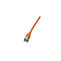LogiLink LogiLink Ultraflex SlimLine - patch-kabel - 0.3 m - orange, RAL 2003