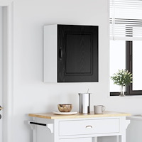 vidaXL Köksskåp Kalmar Svart Ek 50 x 31 x 60 cm Konstruerat trä