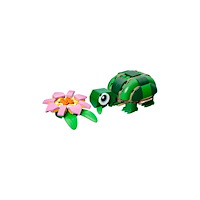 LEGO LEGO Creator 31377 - Turtle with a Water Lily Flower - byggsats